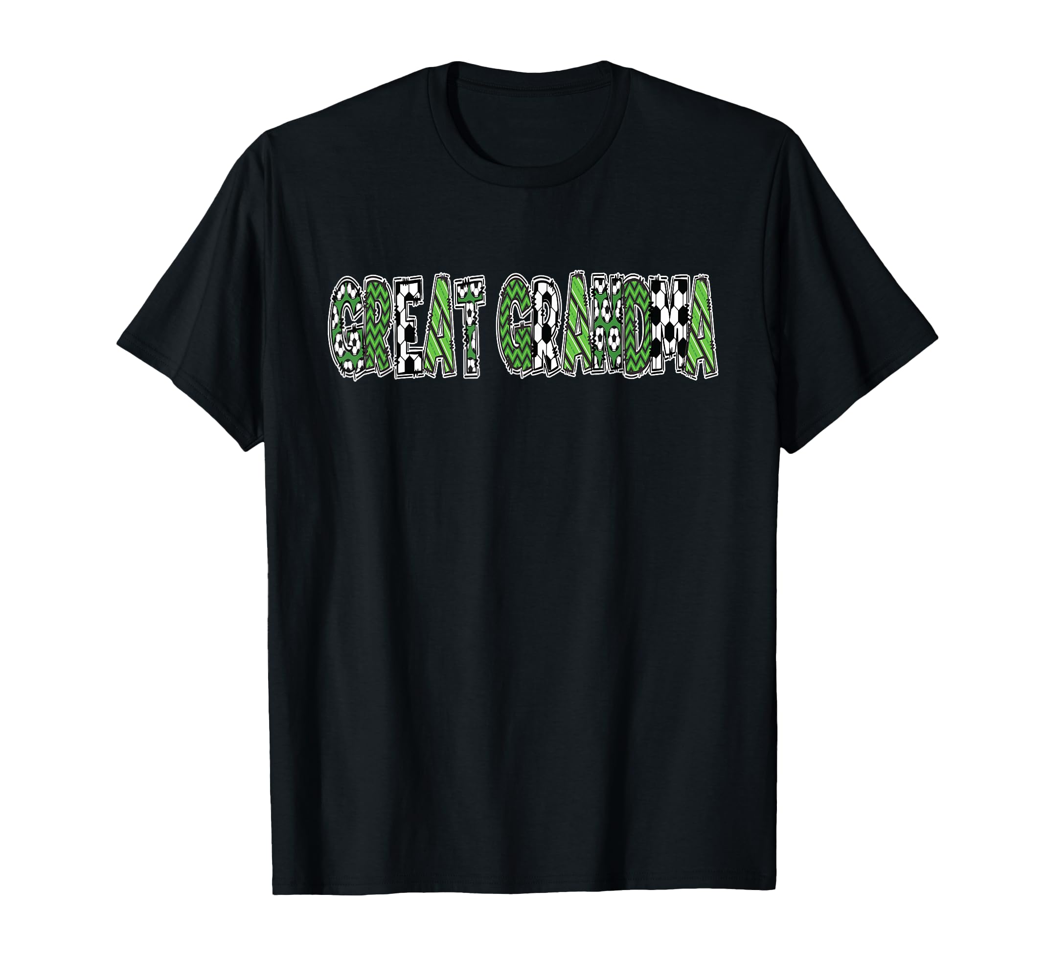 Soccer Great Grandma Birthday Party T-Shirt - Minimalist Print for Adults