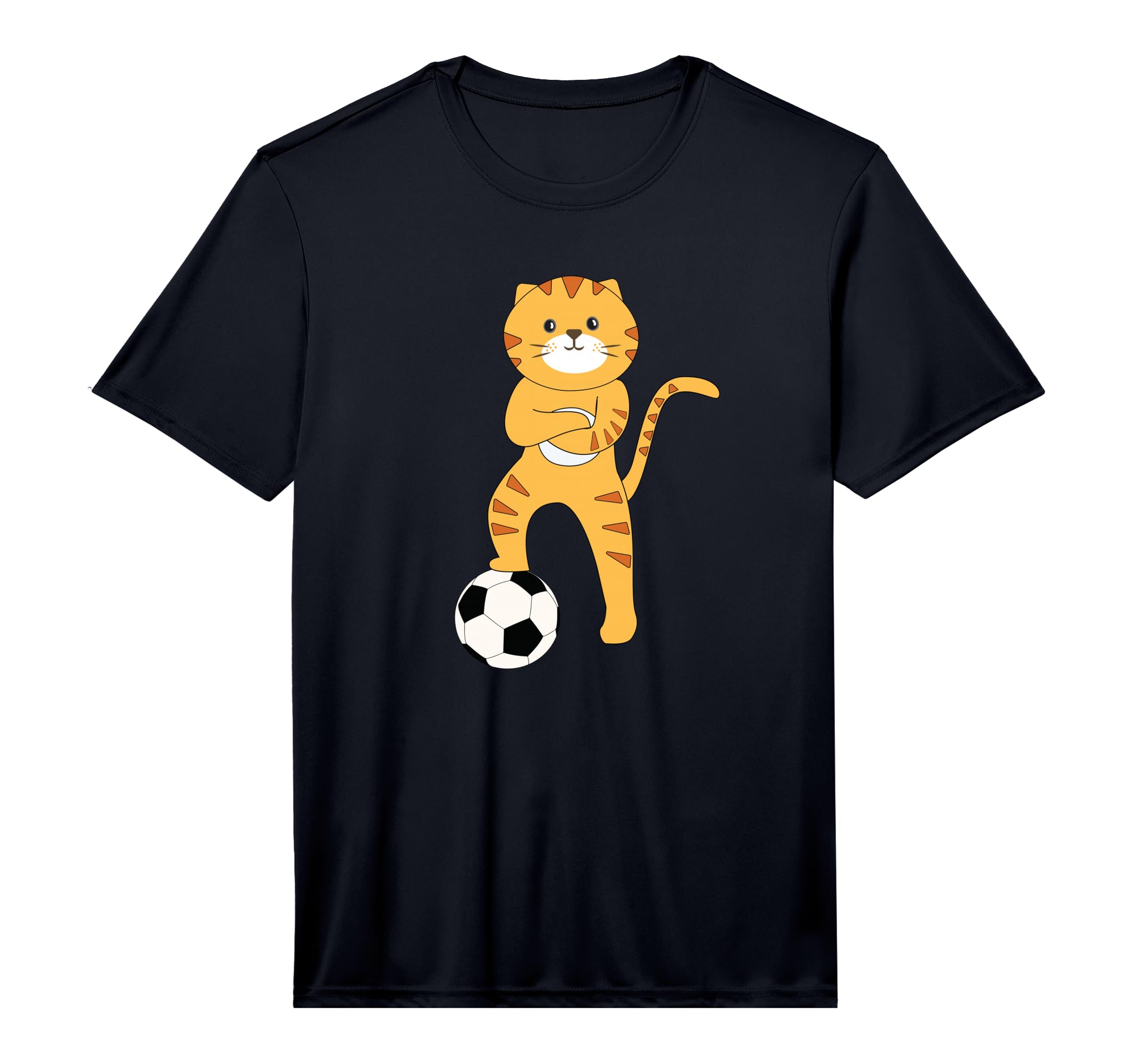 Tiger Soccer Player Big Cats Wildlife T-Shirt - Aesthetic Graphic Unisex