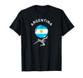 Football Goal Argentina Flag World T-Shirt - Minimalist Print Men Women