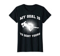 My Goal Is To Deny Yours Soccer Player T-Shirt - Aesthetic Graphic Unisex