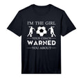 Mens Soccer Im Your Coach Warned You T-Shirt - Graphic Print Men Women