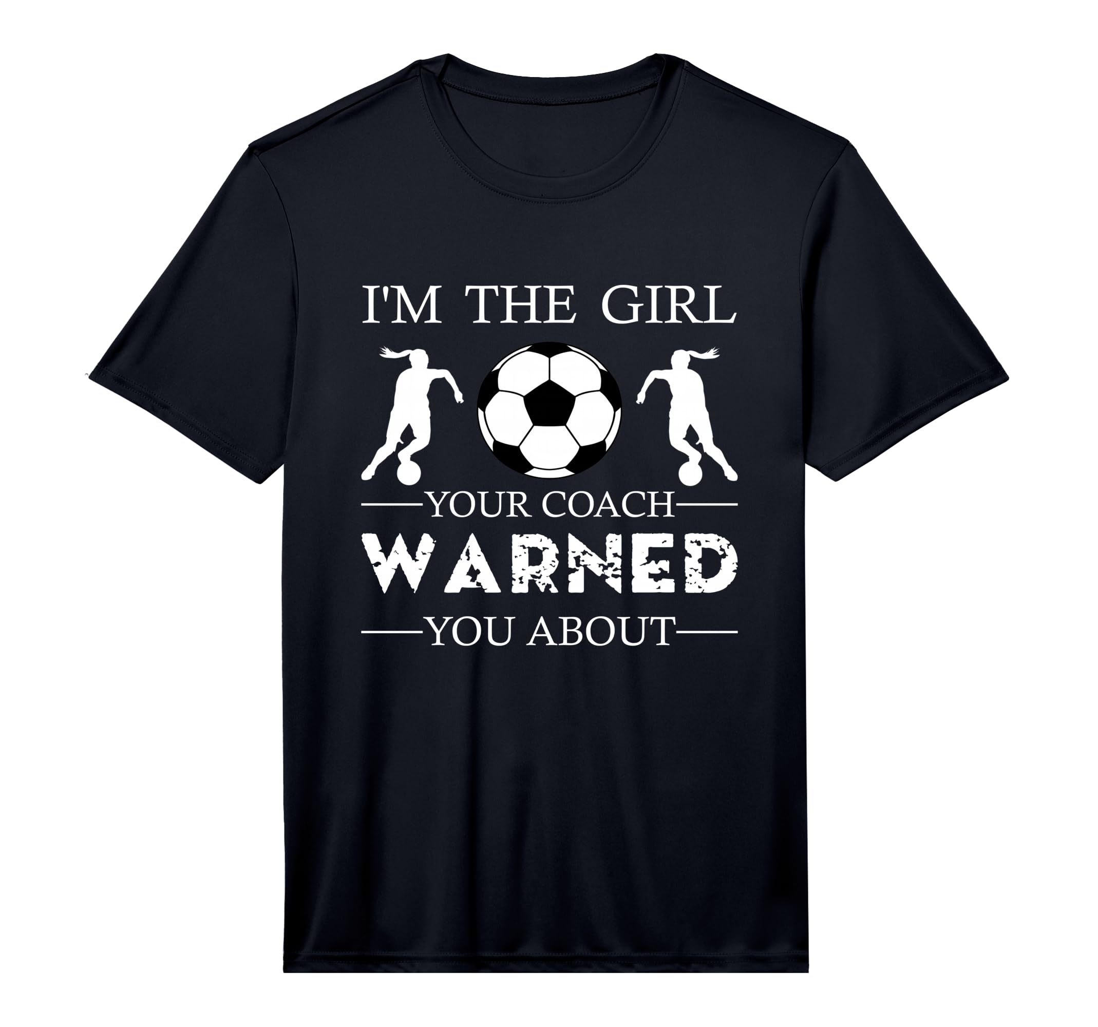 Mens Soccer Im Your Coach Warned You T-Shirt - Graphic Print Men Women