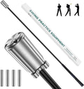 Golf Swing Trainer Aid, Weighted Golf Grip Trainer for Improve Swing Speed and Chipping Hitting, Adjustable Weight System for Golf Speed Training Warmup Aid for Men and Woman