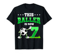 This Baller Is Now 7 Soccer 7Th Bday 7 T-Shirt - Trendy Graphic for Adults