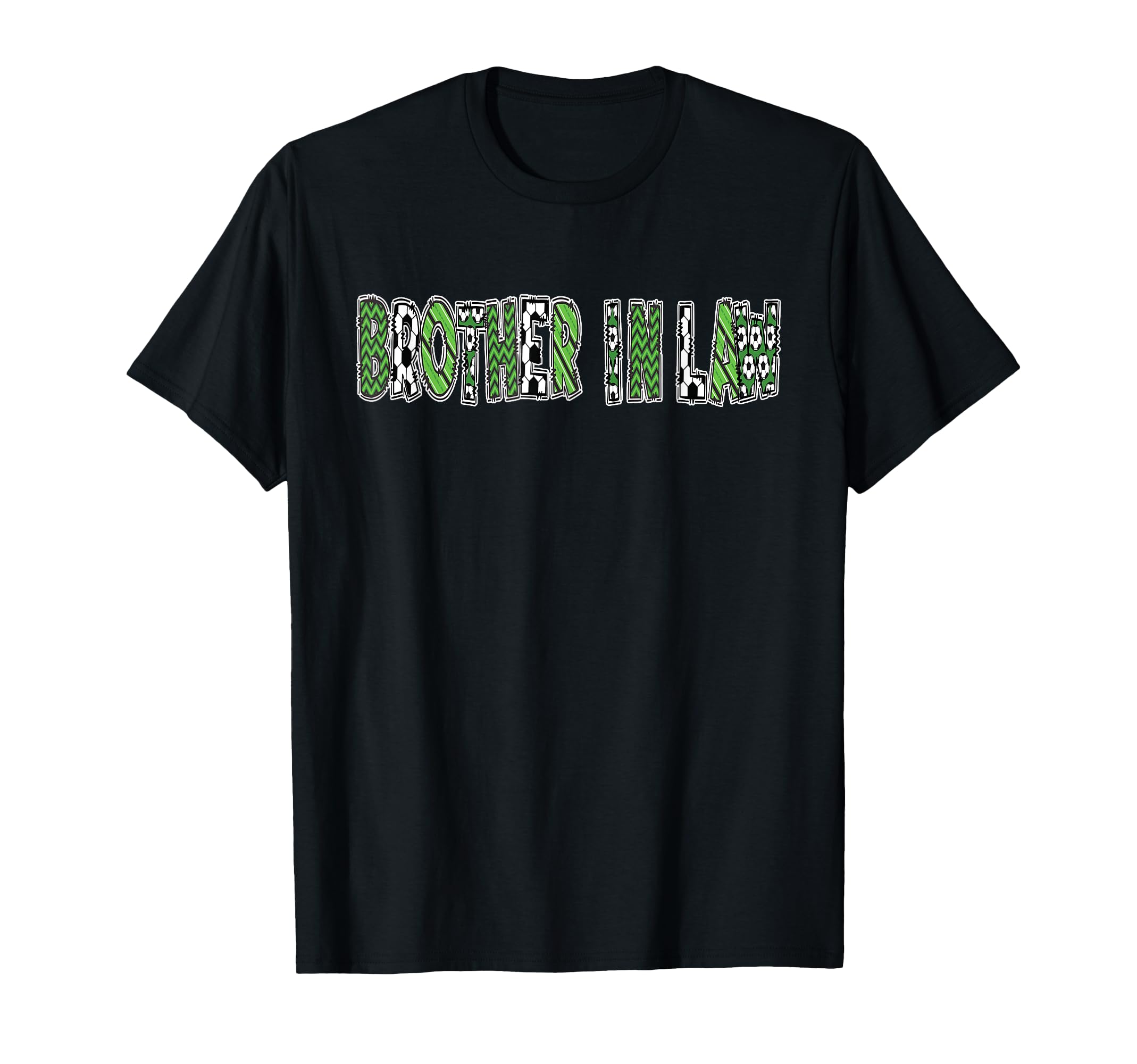 Soccer Brother Law Birthday Party T-Shirt - Minimalist Print for Adults