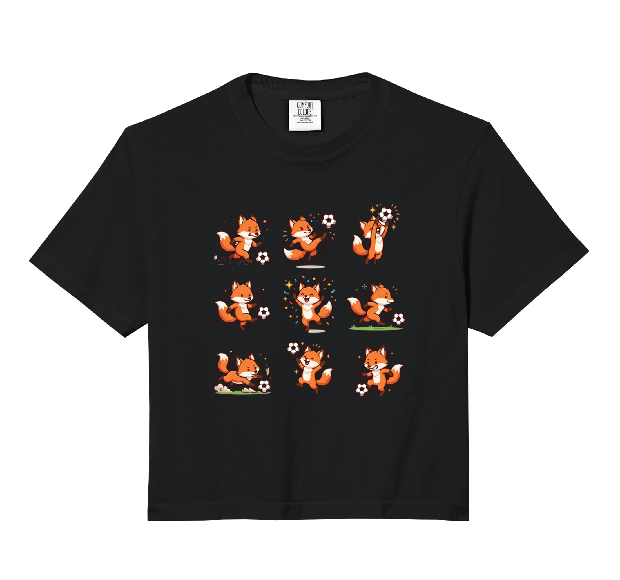 Silly Fox Playing Soccer Player Goalie Hoodie - Fun Novelty Design Unisex