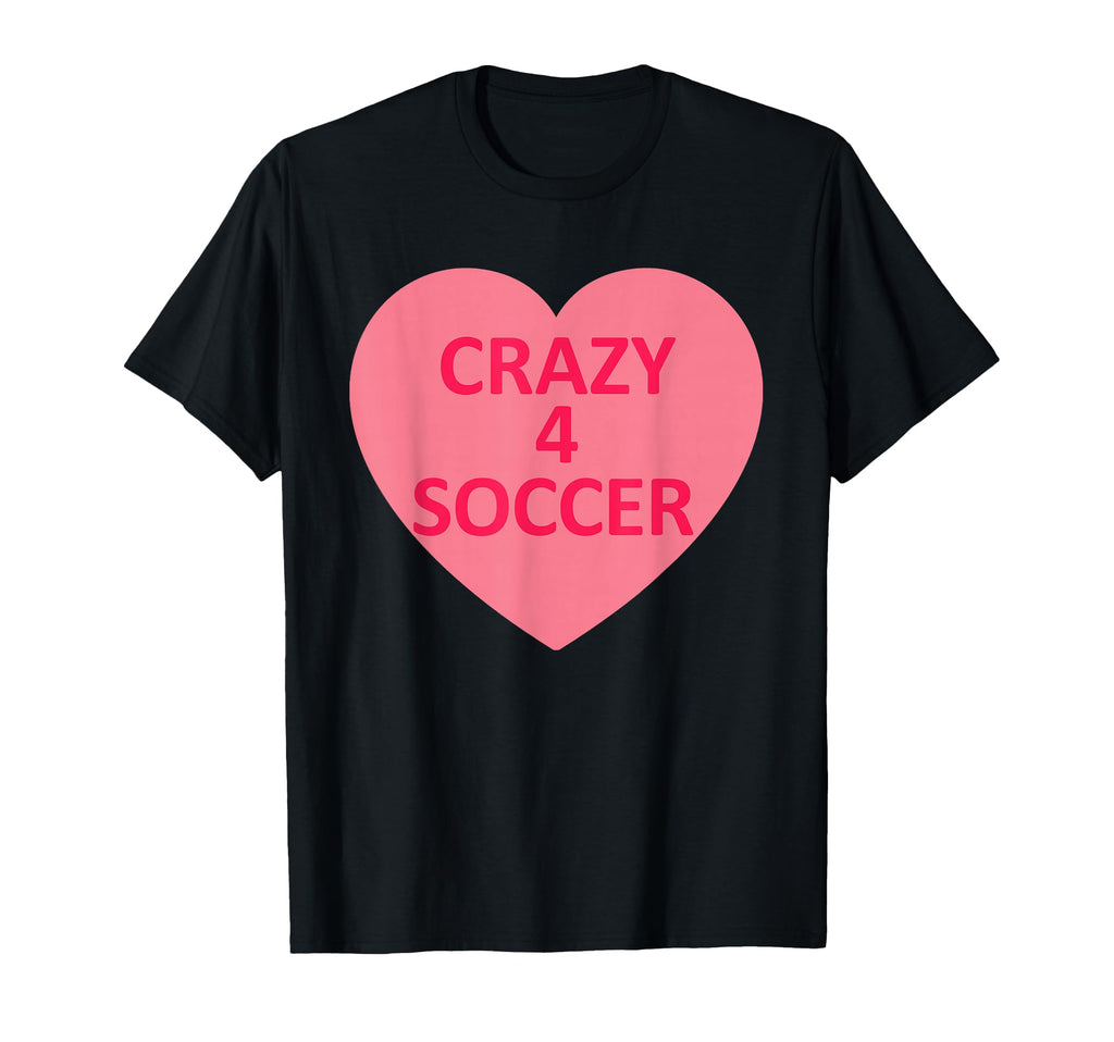 Soccer Heart Love Valentines Day T-Shirt - Fun Novelty Design for Adults