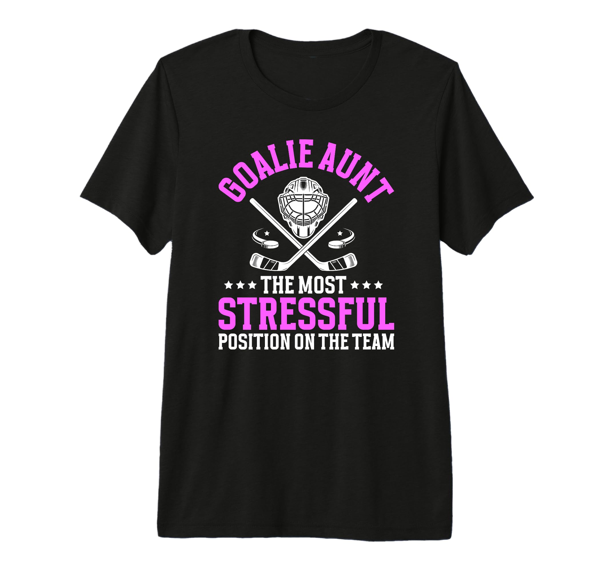 Funny Hockey Goalie Aunt Hockey Keeper T-Shirt - Custom Art Print Unisex