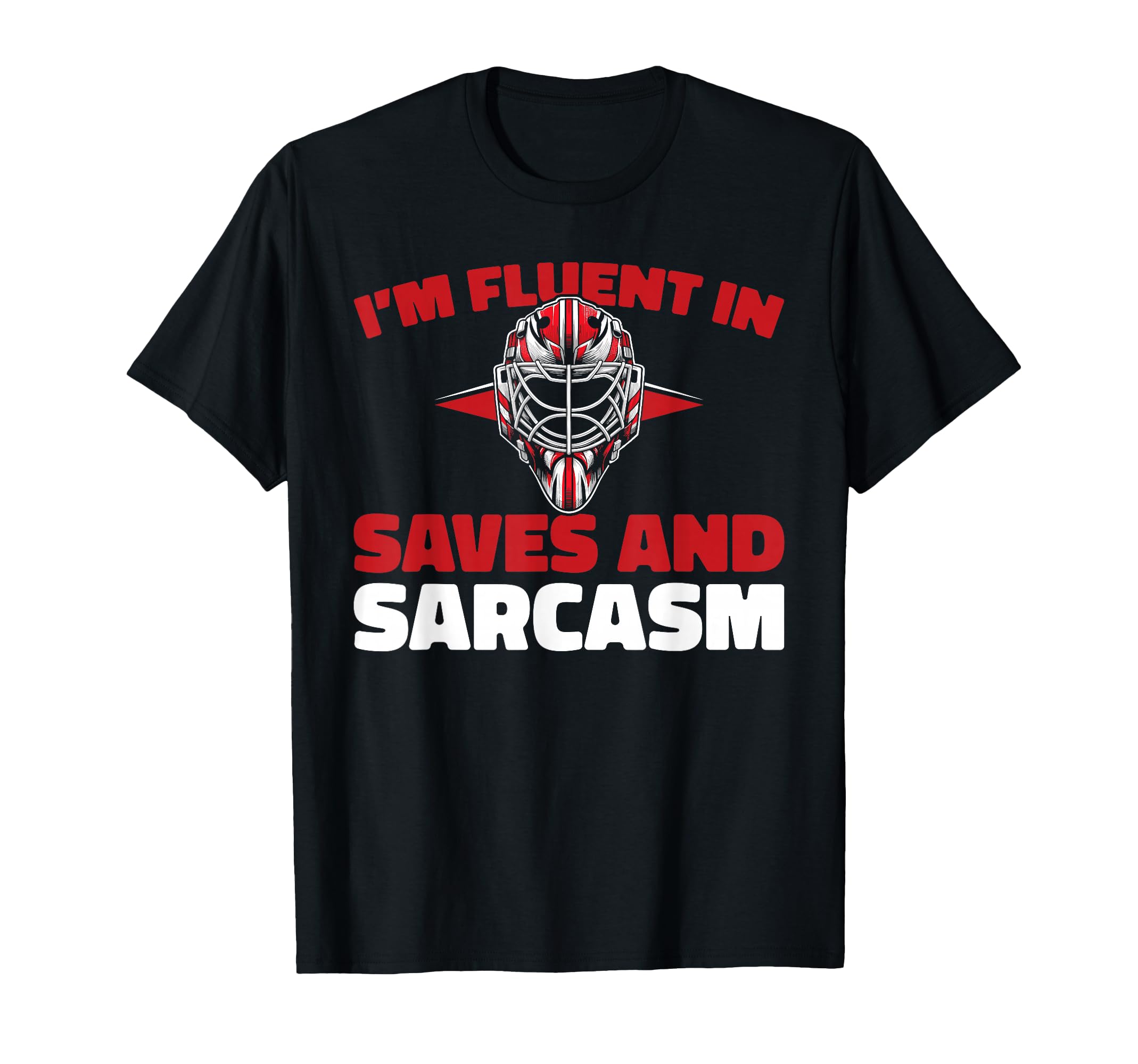 Hockey Goalkeeper Ice Hockey Goalie T-Shirt - Novelty Apparel Unisex