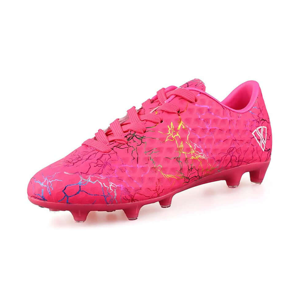 Vizari Zodiac JR Kids Firm Ground (FG) Soccer Cleats – Pink, Youth Sizes 8C–6Y