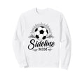 Sideline Mom Soccer Game Days Soccer Sweatshirt - Trendy Graphic Unisex