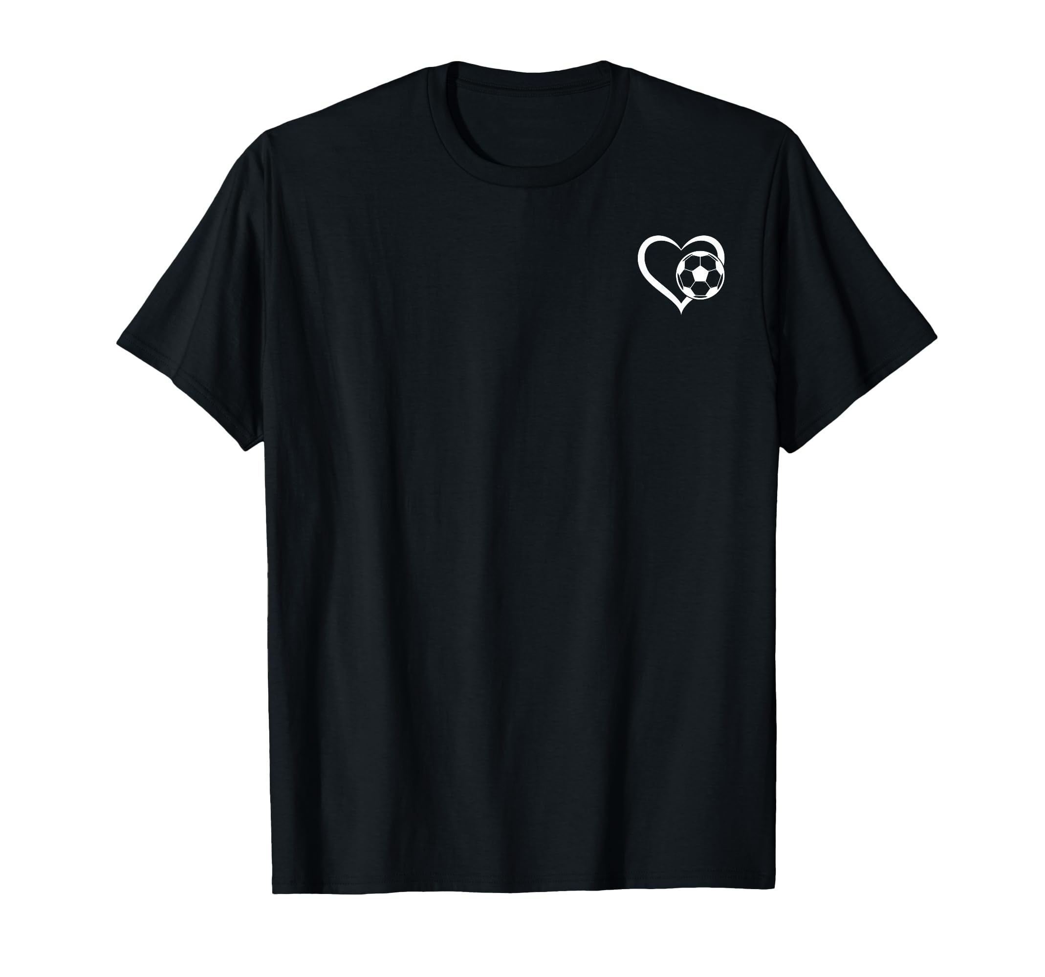 Soccer Player Soccer Heart Soccer Ball T-Shirt - Unique Graphic Unisex