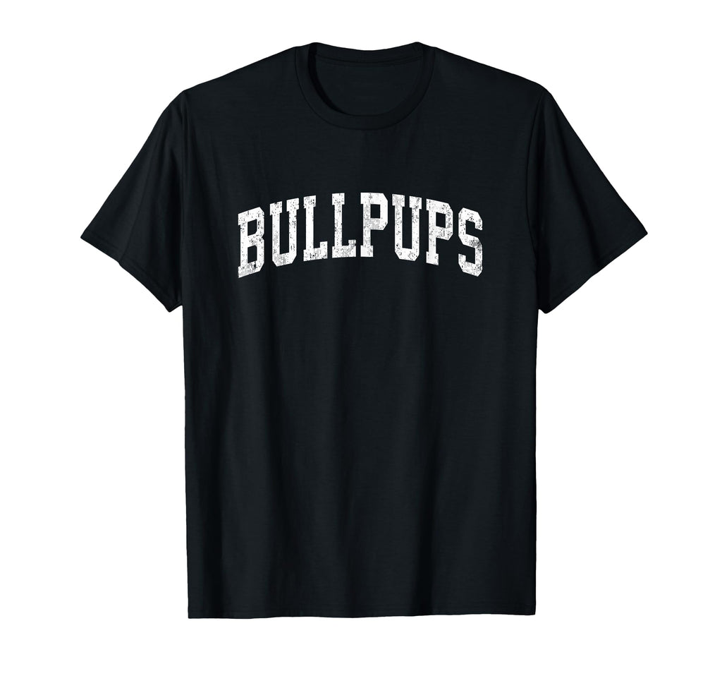 Bullpups Mascot Athletic Sports Name T-Shirt - Custom Art Print Men Women