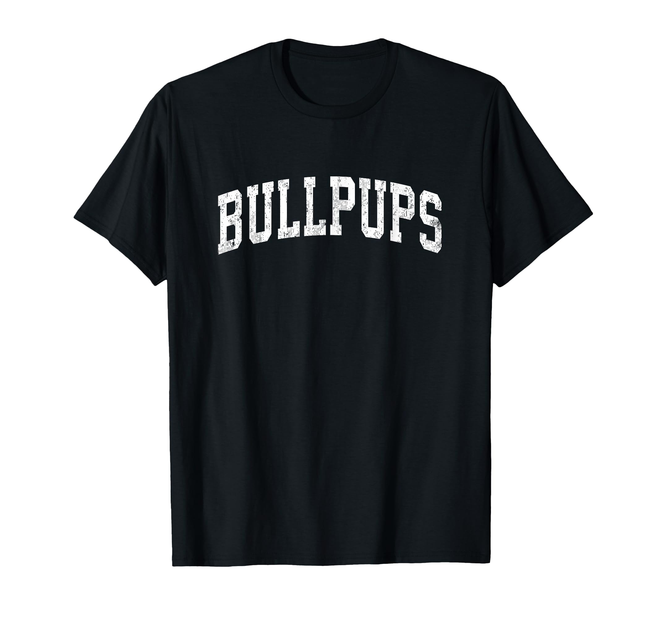 Bullpups Mascot Athletic Sports Name T-Shirt - Custom Art Print Men Women