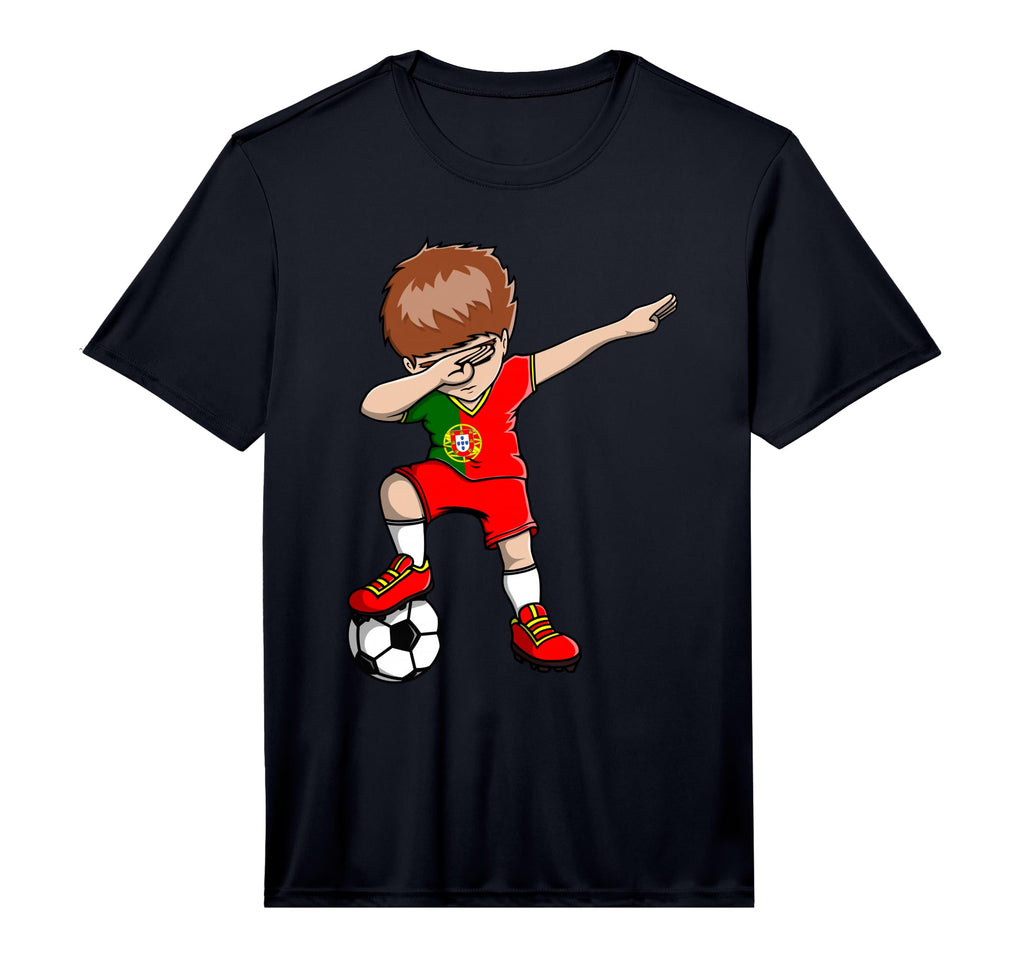 Dabbing Soccer Portugal Jersey T-Shirt - Streetwear Style Men Women