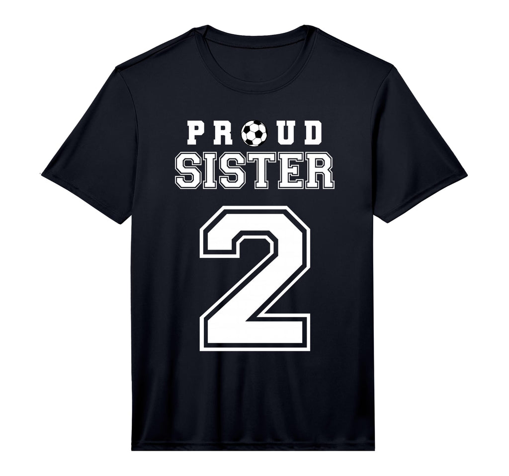 Number 2 Custom Proud Soccer Futbol T-Shirt - Trendy Graphic Men Women