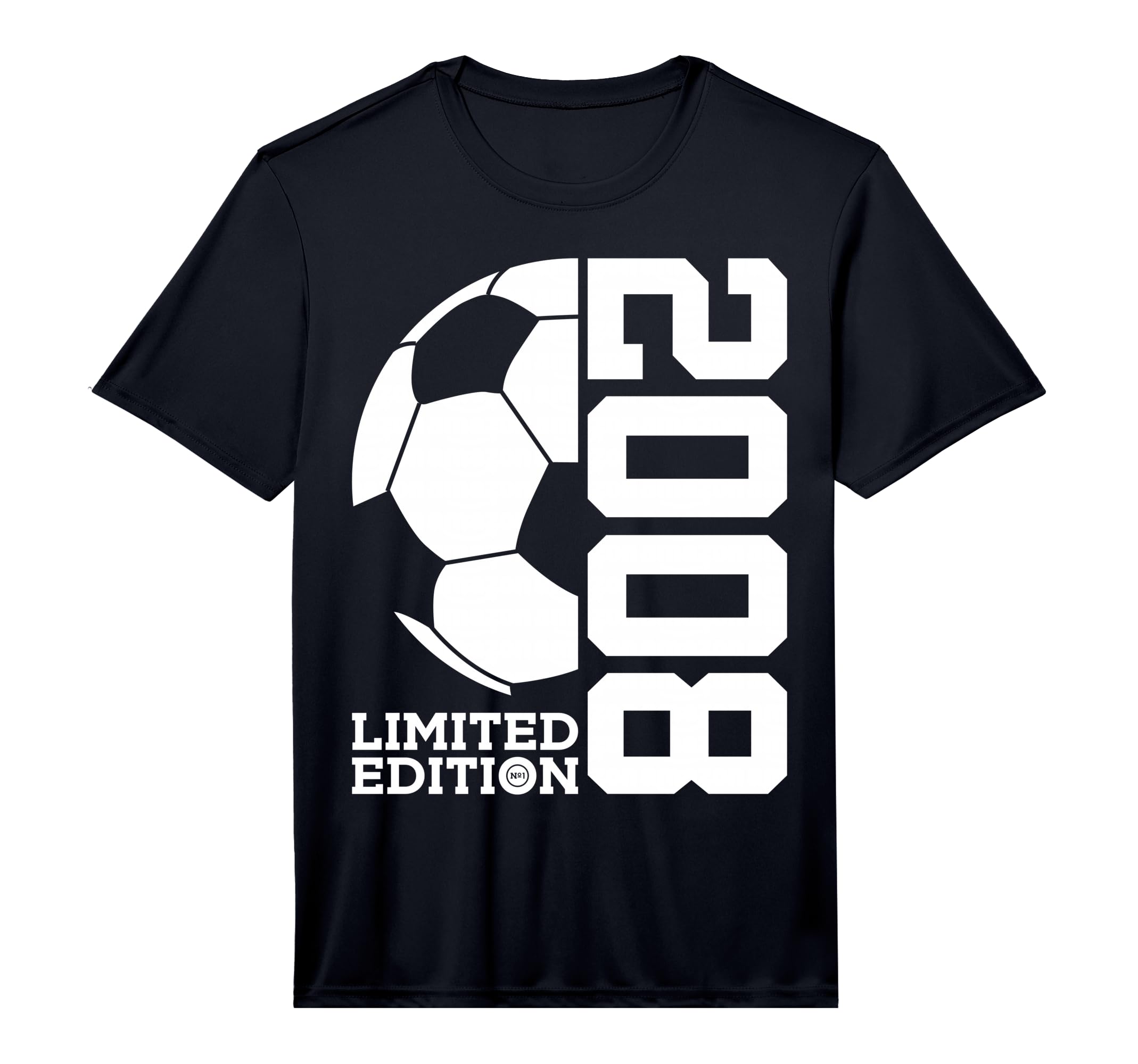 Mens 18Th Birthday Soccer 2008 T-Shirt - Aesthetic Graphic for Adults