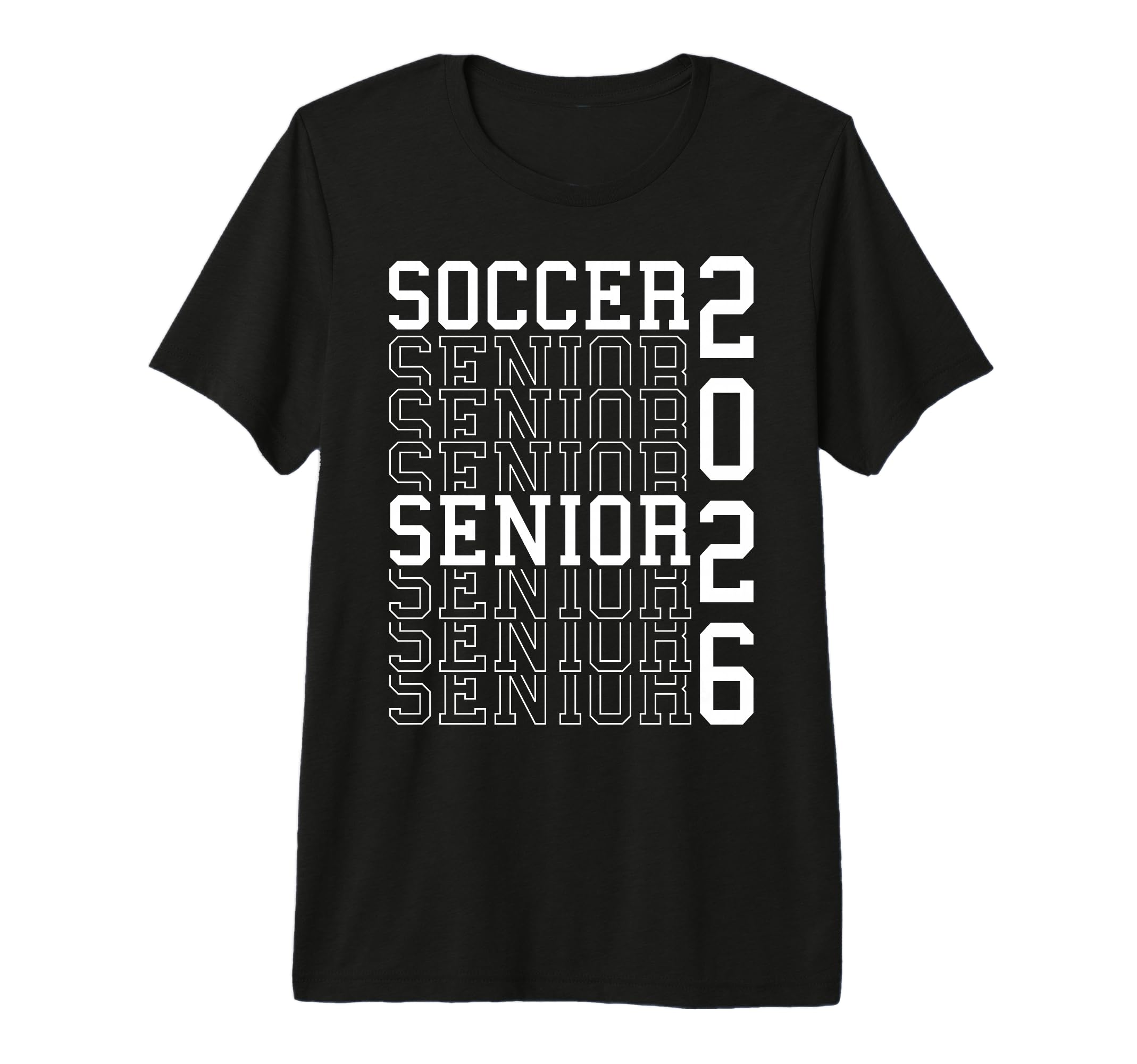 Soccer Senior Night Soccer Senior 2026 T-Shirt - Graphic Print for Adults