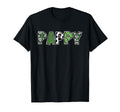 Soccer Grandpa Pappy Birthday Party T-Shirt - Trendy Graphic Unisex