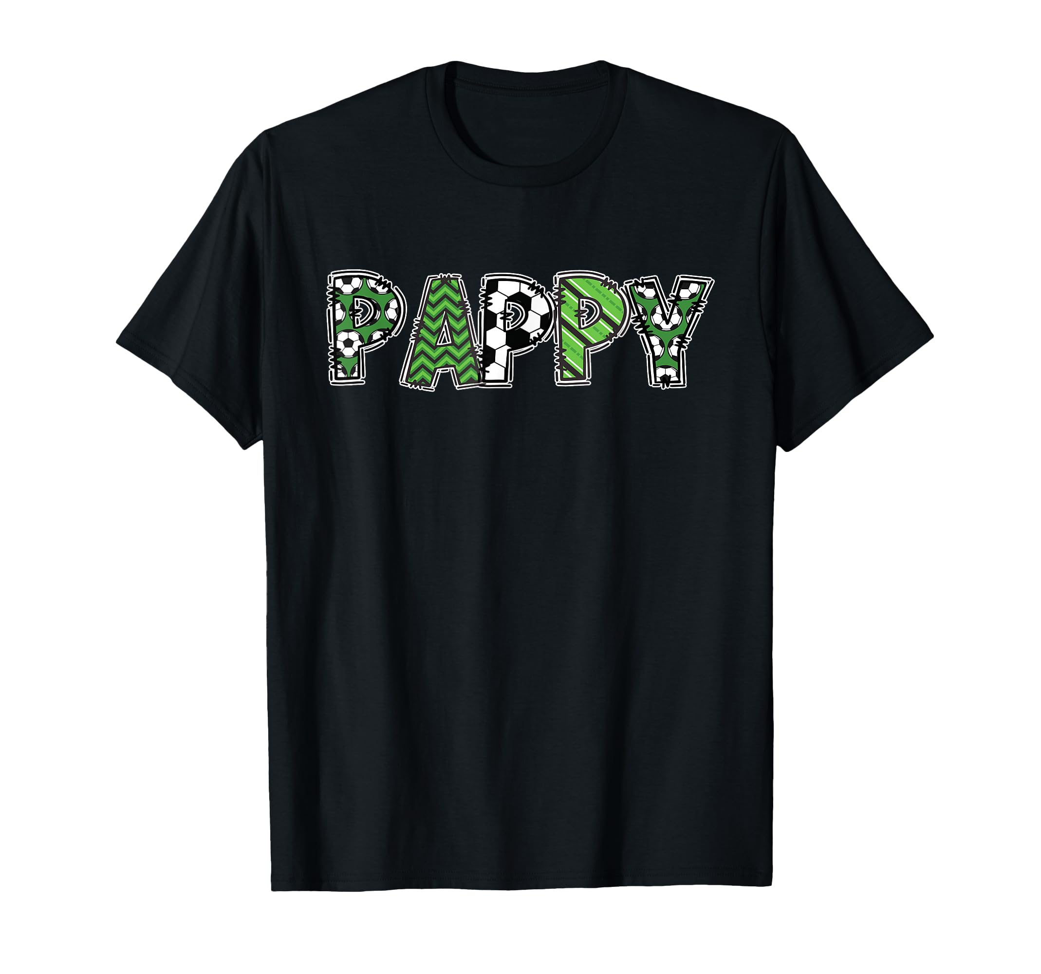 Soccer Grandpa Pappy Birthday Party T-Shirt - Trendy Graphic Unisex