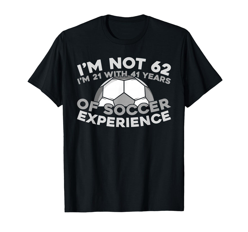 62Th Birthday Soccer Player Team T-Shirt - Casual Everyday Wear for Adults