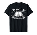 62Th Birthday Soccer Player Team T-Shirt - Casual Everyday Wear for Adults