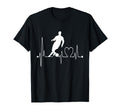 Football Heartbeat Soccer Ekg T-Shirt - Casual Everyday Wear Men Women