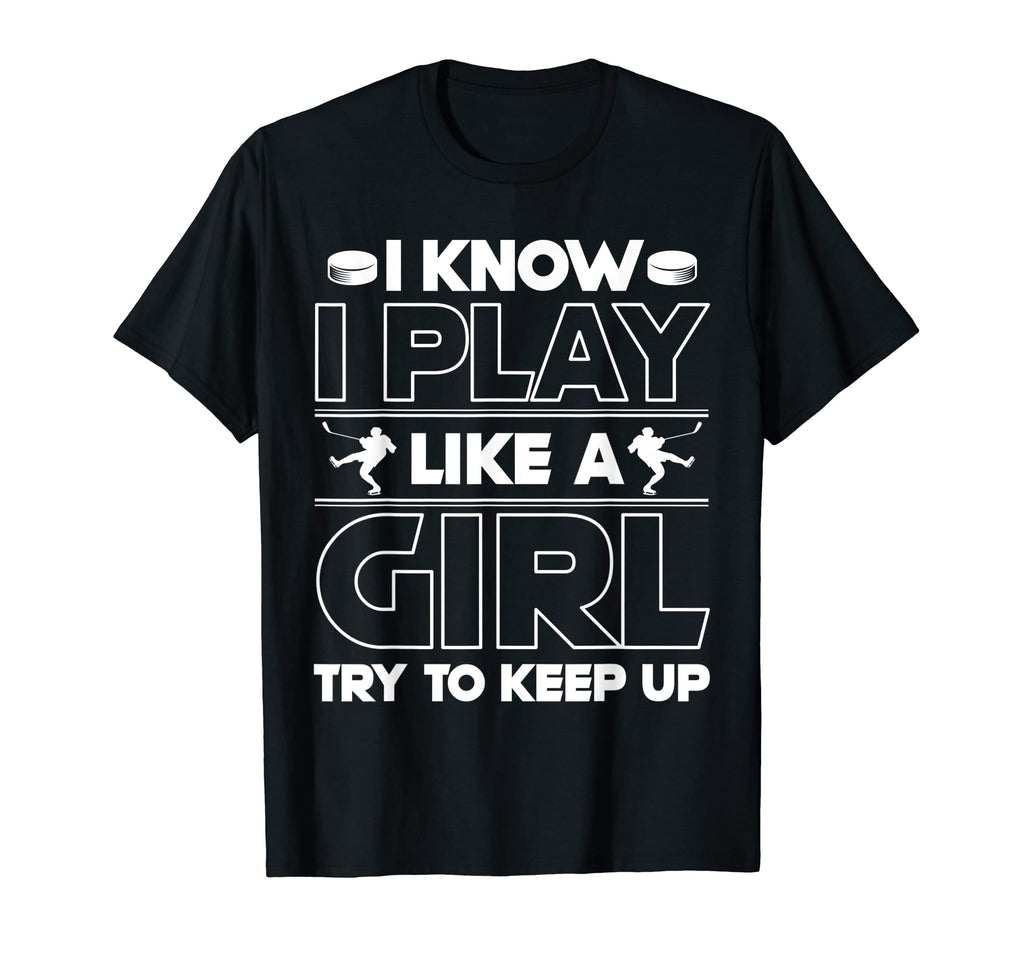 Like Field Hockey Gift Field Hockey T-Shirt - Custom Art Print for Adults
