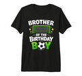 Brother Birthday Soccer Player Tri T-Shirt - Aesthetic Graphic Men Women