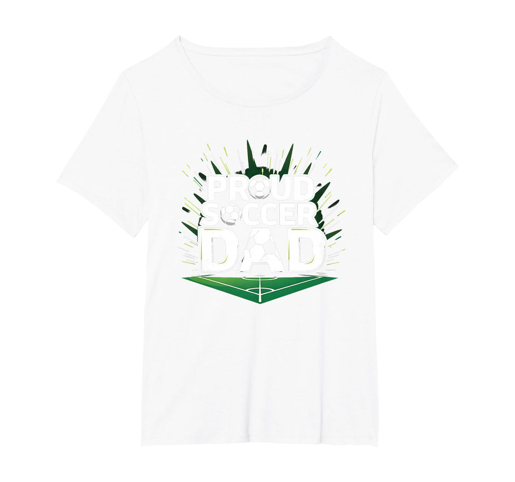 Proud Soccer Dad Cheering Sideline T-Shirt - Graphic Print Men Women