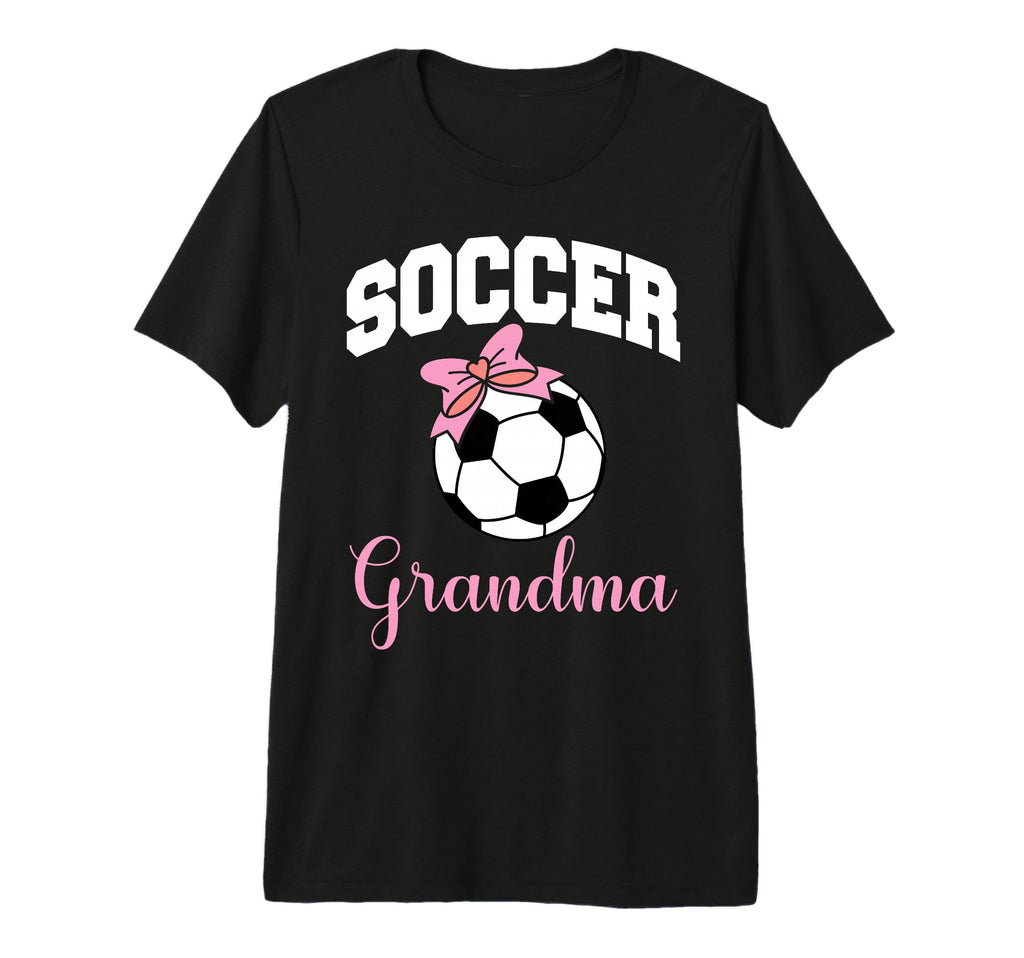 Soccer Grandma Coquette Bow Soccer T-Shirt - Streetwear Style for Adults