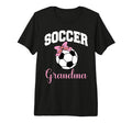 Soccer Grandma Coquette Bow Soccer T-Shirt - Streetwear Style for Adults