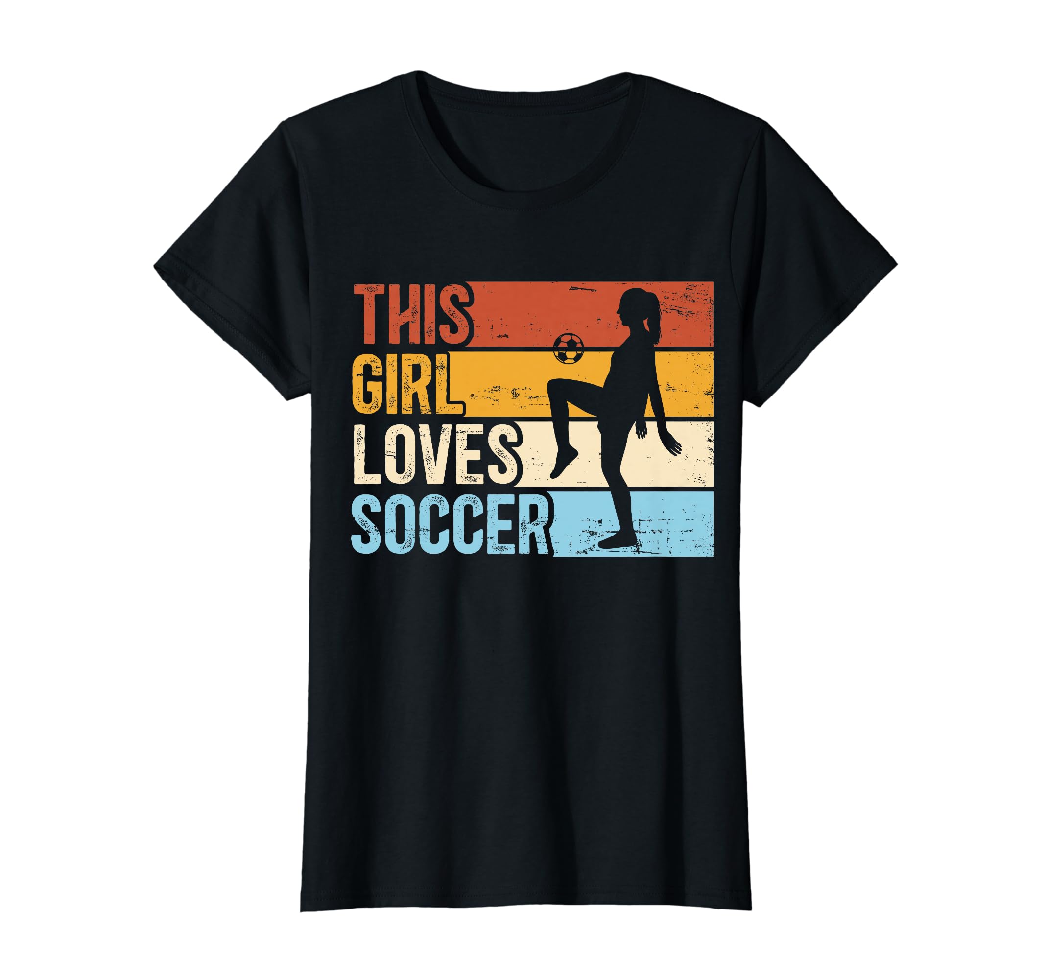Sport Funny This Loves Soccer T-Shirt - Fun Novelty Design Unisex