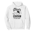 2027 Senior Soccer Cousin Proud Hoodie - Aesthetic Graphic for Adults