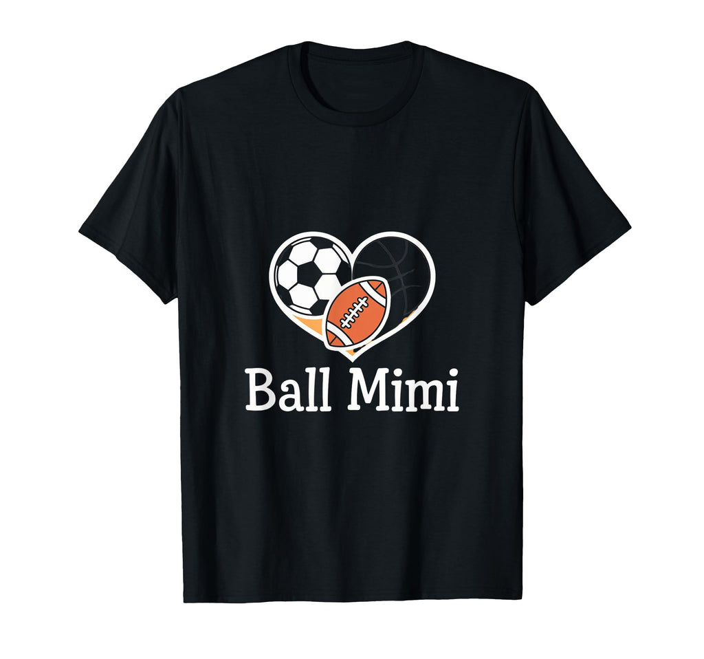 Ball Mimi Heart Funny Soccer T-Shirt - Unique Graphic for Adults