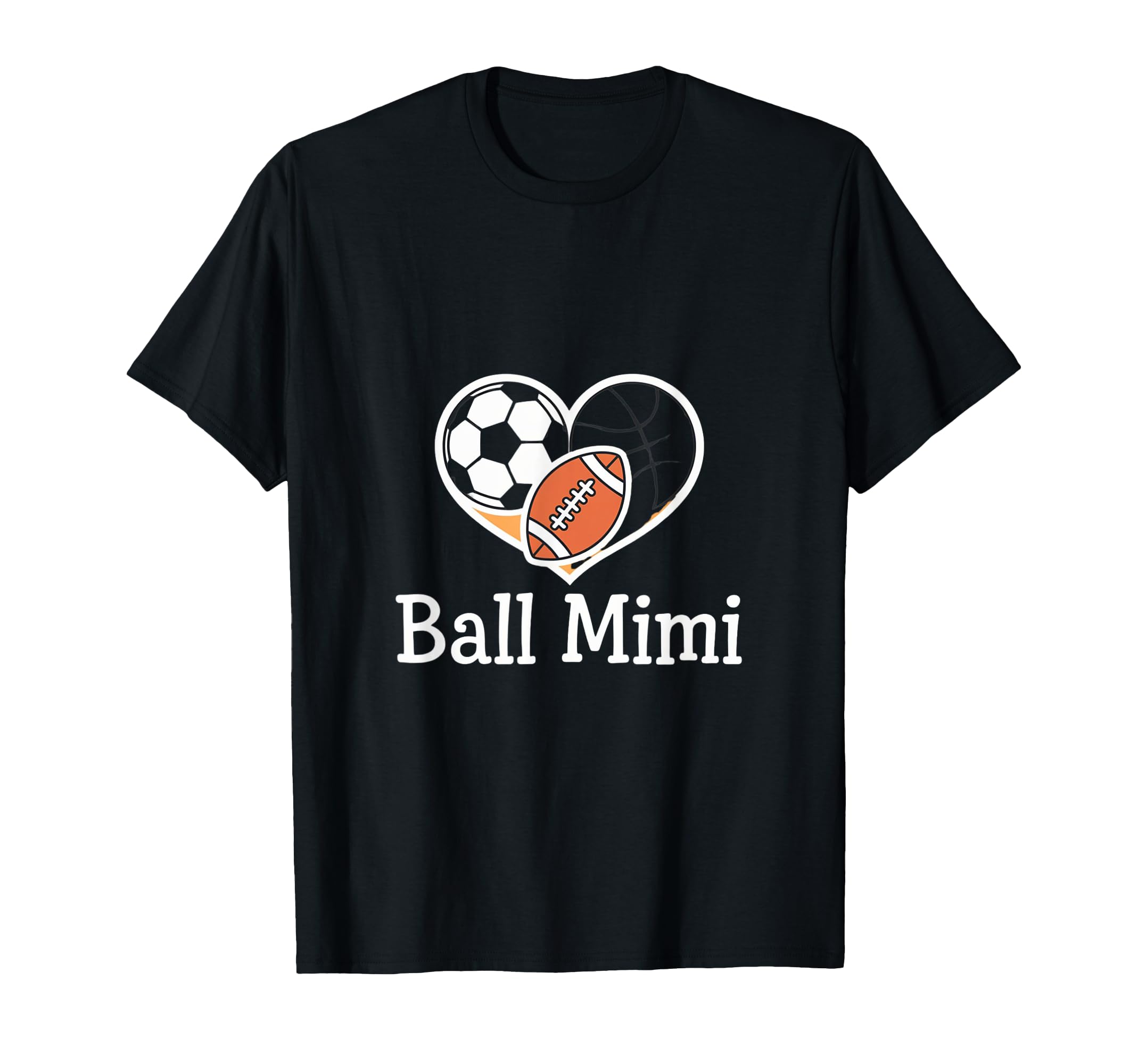 Ball Mimi Heart Funny Soccer T-Shirt - Unique Graphic for Adults