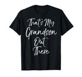 Thats My Grandson Out There Soccer T-Shirt - Custom Art Print for Adults