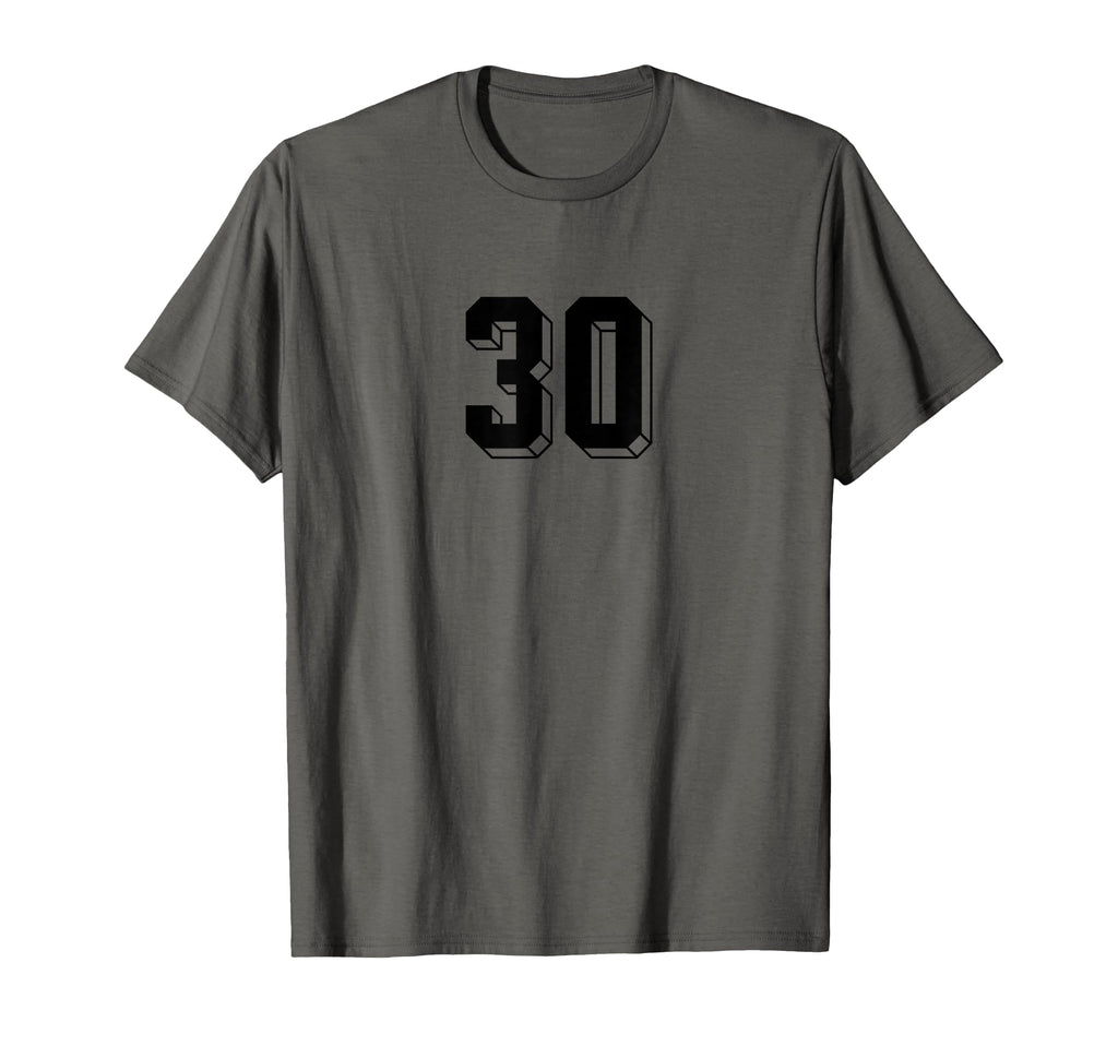 Number 30 80S 90S Soccer Team Jersey T-Shirt - Casual Everyday Wear Unisex