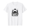 Soccer Coach Soccer Is Life Rest Is Just T-Shirt - Minimalist Print Unisex