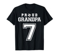 Number 7 Custom Proud Soccer Futbol T-Shirt - Unique Graphic for Adults