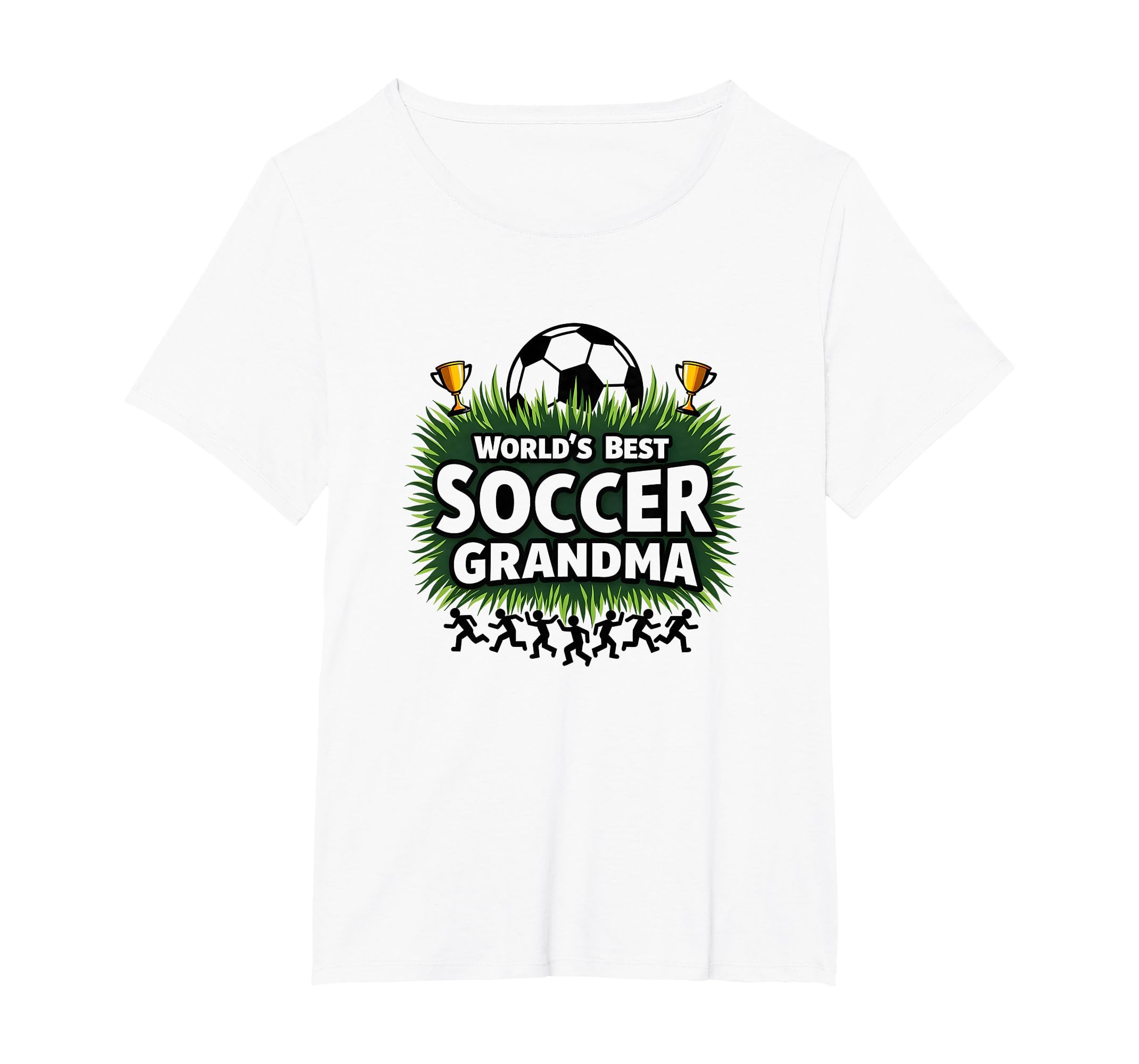 Worlds Best Soccer Grandma Champion T-Shirt - Novelty Apparel Men Women