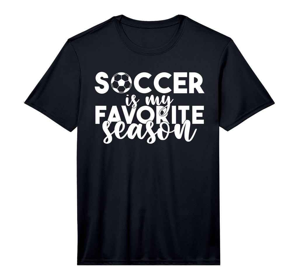 Soccer Is My Favorite Season Soccer T-Shirt - Custom Art Print for Adults