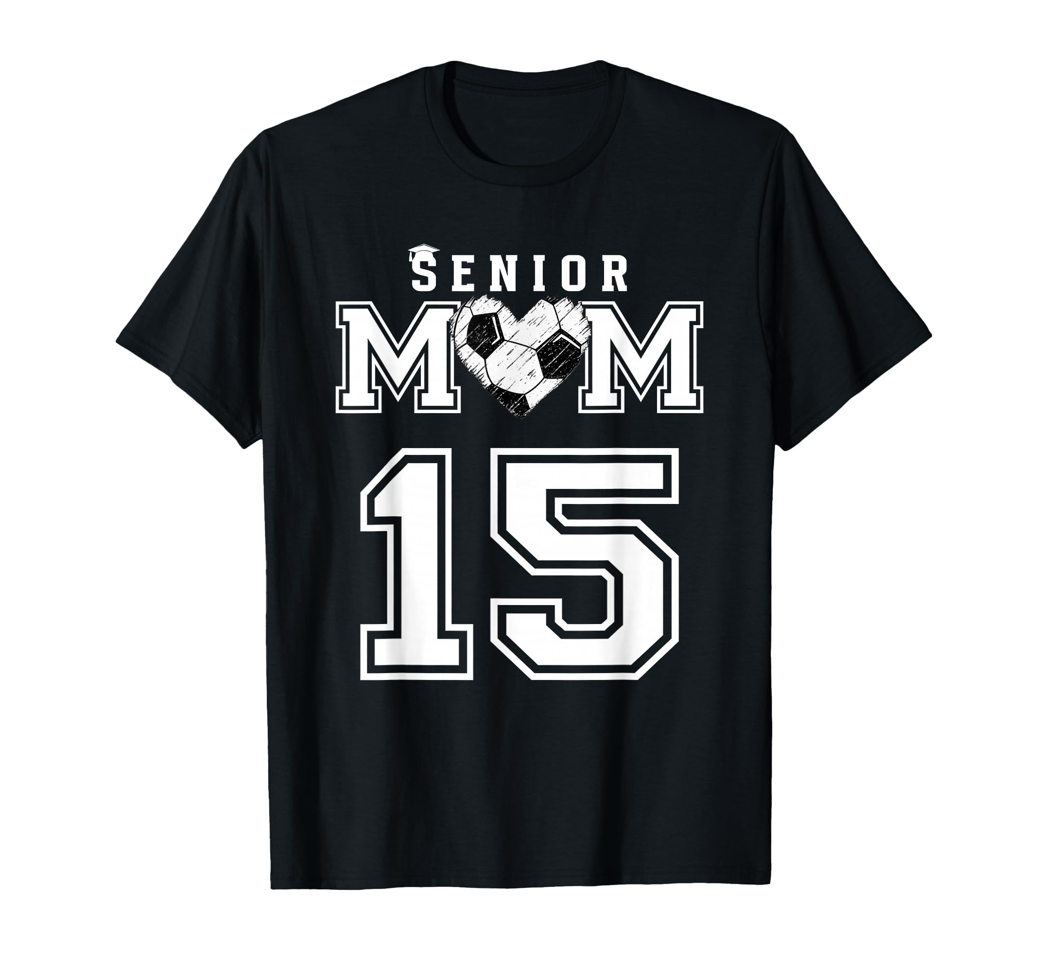 Proud Senior Soccer Mom Custom T-Shirt - Casual Everyday Wear Unisex