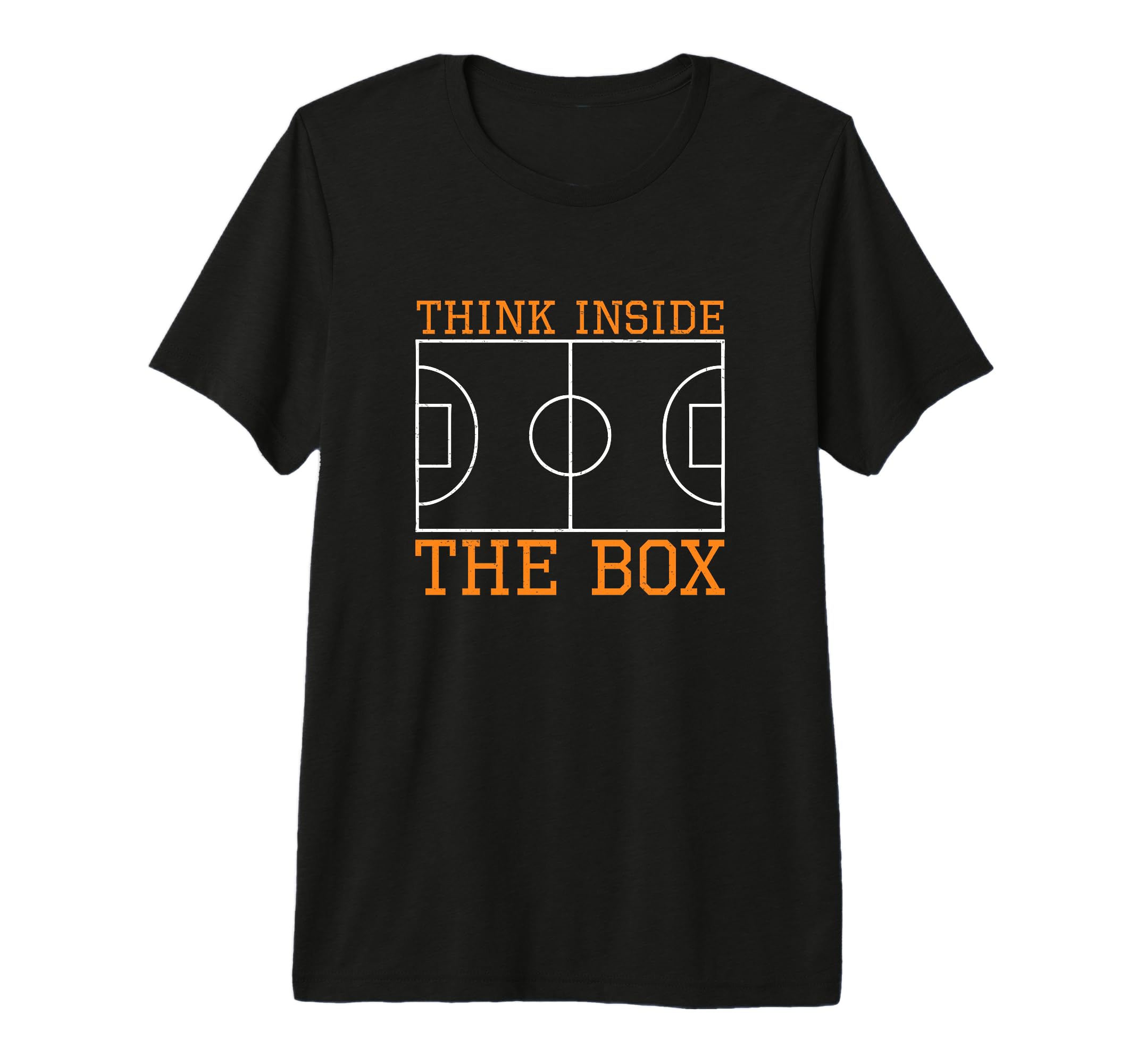 Think Inside Box Futsal Court Futsal T-Shirt - Minimalist Print Unisex