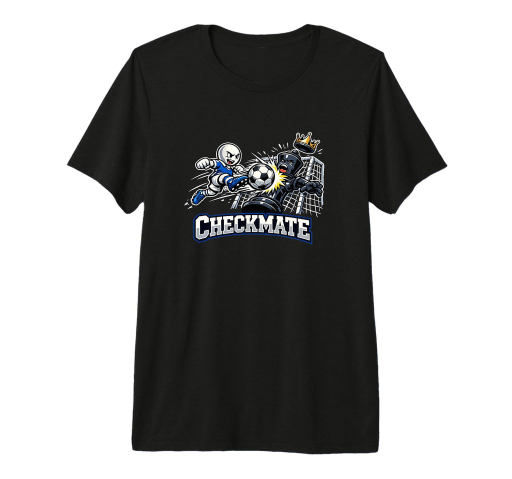 Pawn Vs King Soccer Chess Game T-Shirt - Fun Novelty Design for Adults