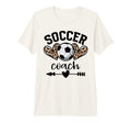 Soccer Coach Womens Soccer Coach Game T-Shirt - Aesthetic Graphic Unisex