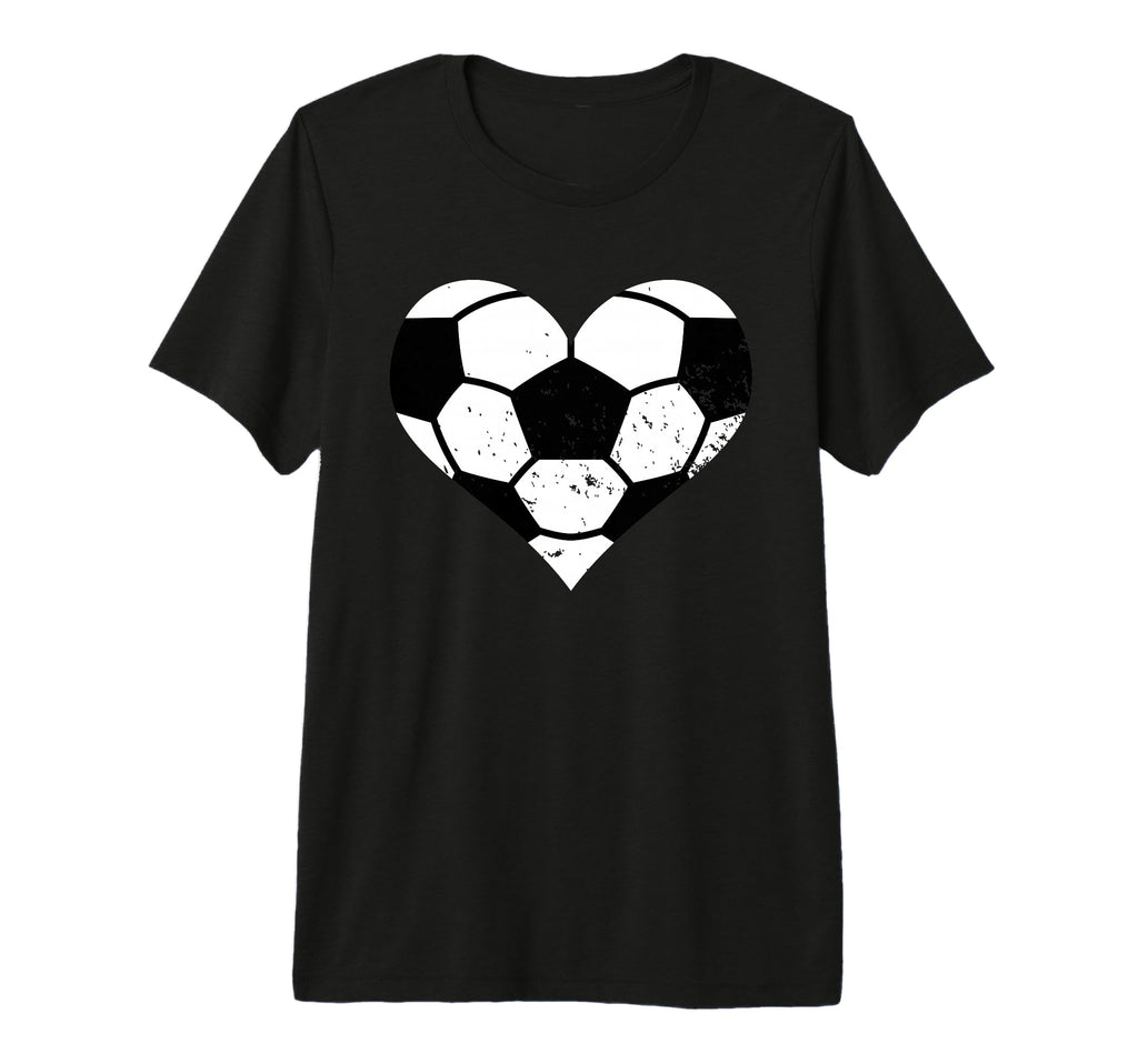 Soccer Heart Funny Soccer Player Mom Tri T-Shirt - Streetwear Style Unisex