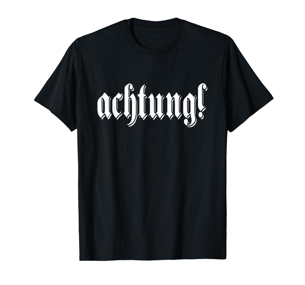 Achtung Deutschland German Word T-Shirt - Streetwear Style for Adults