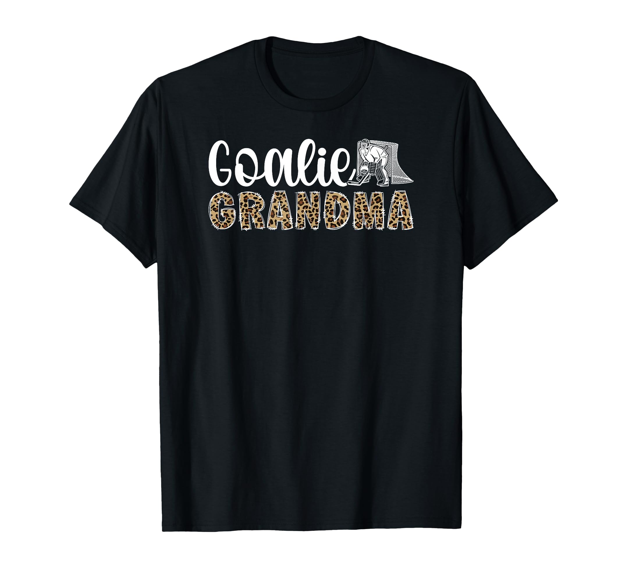 Ice Hockey Goalie Grandma Hockey Keeper T-Shirt - Novelty Apparel Unisex