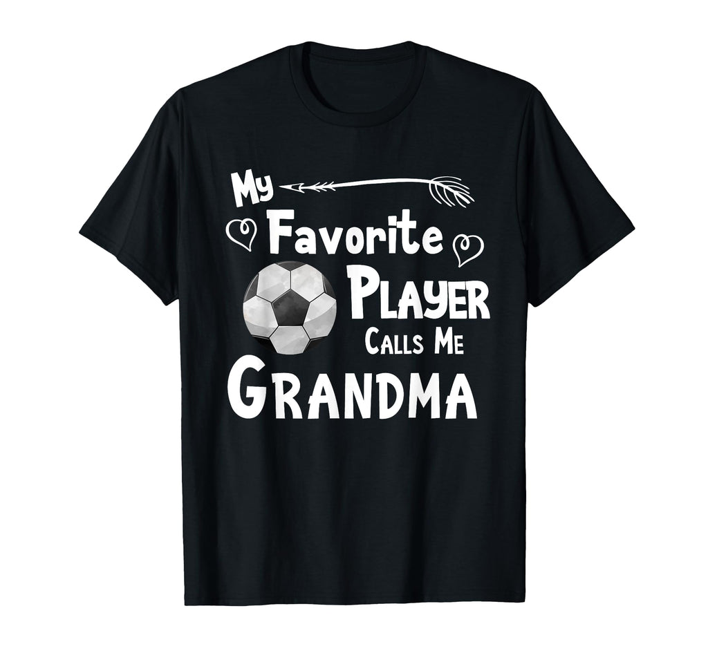 Grandma Soccer Football Game Fan T-Shirt - Casual Everyday Wear Men Women